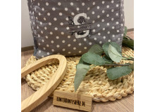 Stickdatei - Doodle Blumen Alphabet Monogram geteilt "S"